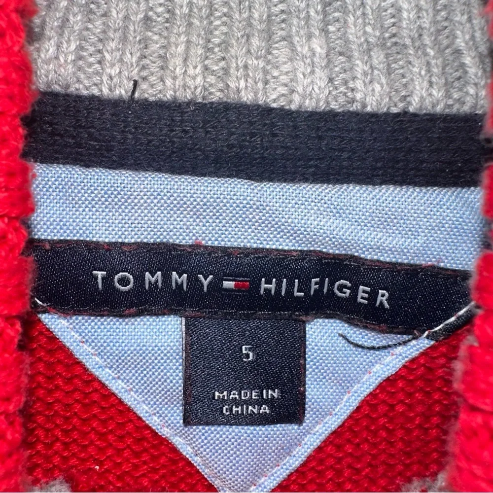 Tommy Hilfiger Red Pullover Sweater Size 5